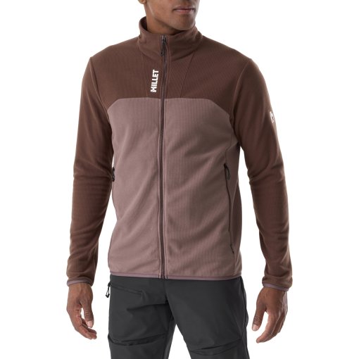 Photo produit de Millet Ubic Lightgrid Veste polaire pour hommes - Truffle/Pepper