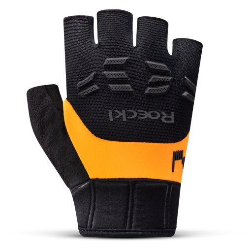 Image de Roeckl Sports Gants Vélo - Iseler 2 - black/soft orange 9252