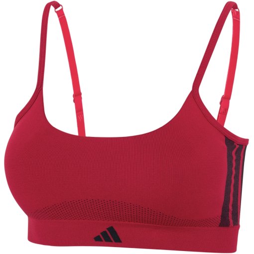 Foto de adidas Sports Underwear Sport Active Mirco Stretch Seamless Scoop Bralettes para mujer - 543 lipstick red