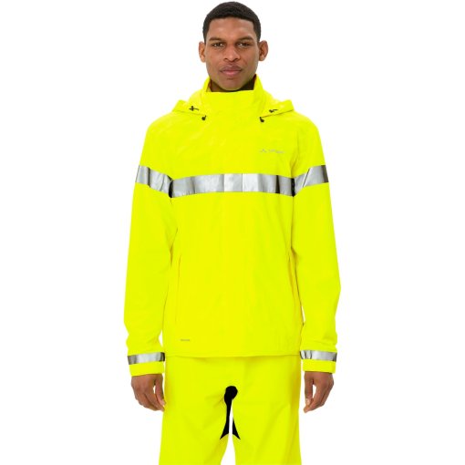 Foto de Vaude Chaqueta Impermeable Hombre - Luminum - amarillo neón