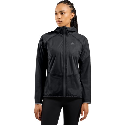Foto de Odlo Chaqueta Running Mujer - Dual Dry Waterproof Insulated - negro