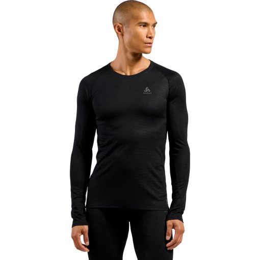 Foto de Odlo Camiseta Interior Manga Larga Hombre - Active F-Dry Light - negro