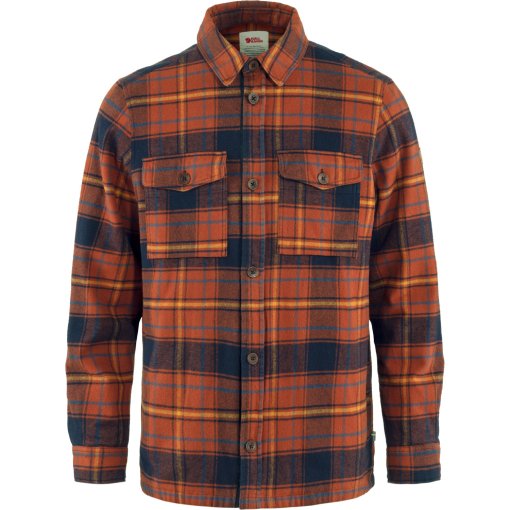 Foto de Fjällräven Camisa Hombre - Övik Lite Padded - autumn leaf-dark navy
