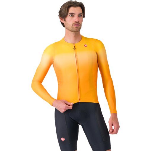 Picture of Castelli UPF Long Sleeve Jersey Men - vivid orange 863