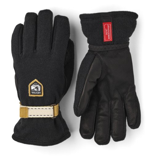 Produktbild von Hestra Windstopper Tour - 5 Finger Langlaufhandschuhe - schwarz