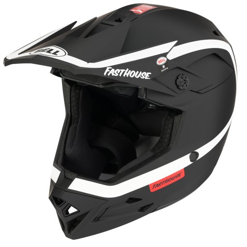 Productfoto van Bell Full-10 MIPS Solid Helm - fasthouse black/white