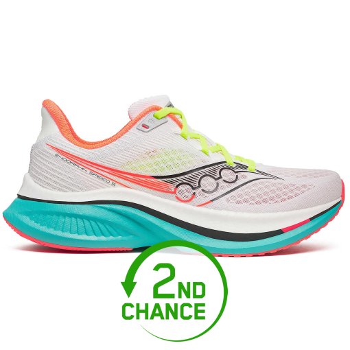 Produktbild von Saucony Endorphin Speed 5 Laufschuhe Damen - white/mutant - B-Ware