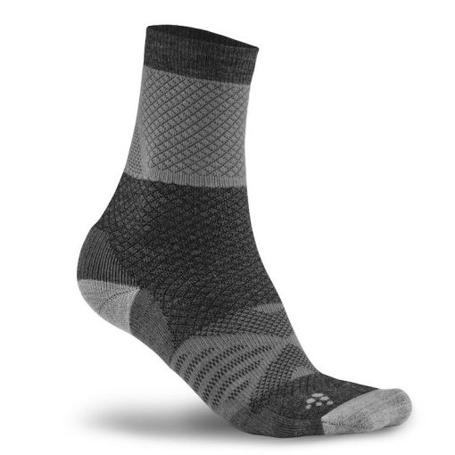 Photo produit de CRAFT Chaussettes - XC Warm - Asphalt/White