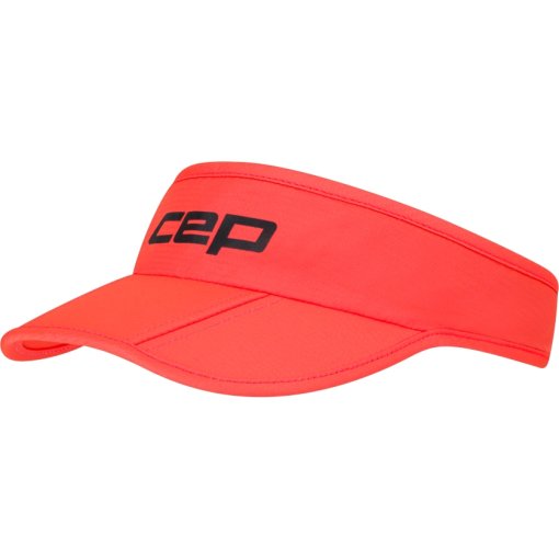 Picture of CEP Core Run Foldable Visor - neon coral