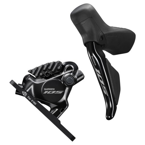 Immagine prodotto da Shimano 105 ST-R7170 + BR-R7170 Freno a Disco Idraulico - Di2 | 2x12 Velocità - Set Anteriore