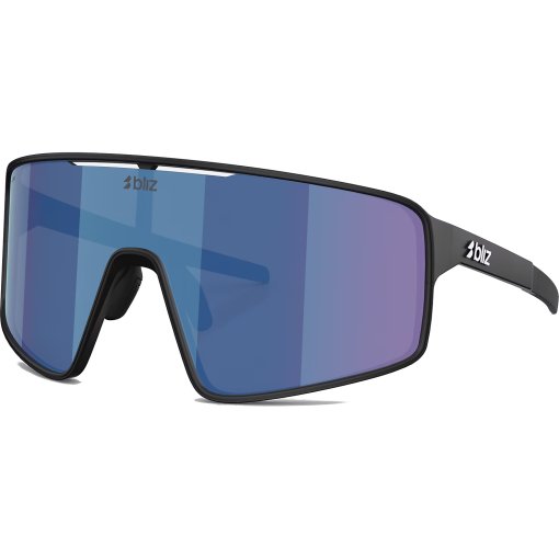 Produktbild von Bliz P001 Small Brille - Matte Black - Smoke/Blue Multicolor