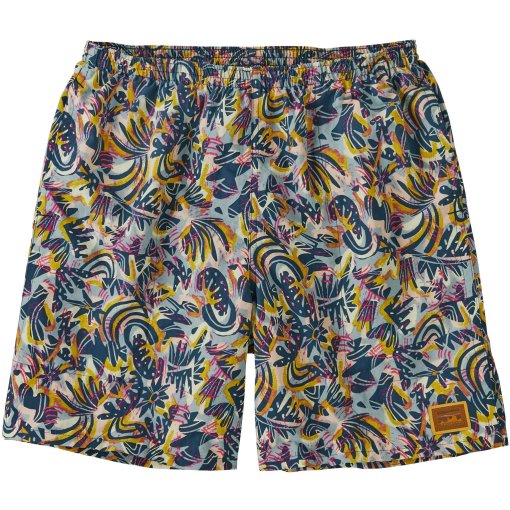 Immagine prodotto da Patagonia Pantaloncino Uomo - Baggies Longs 7&quot; - Wild Botanist: Tidal Teal