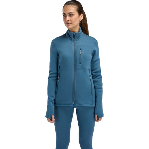 Slika izdelka Aclima FleeceWool Ženska jakna s kapuco - midnight navy
