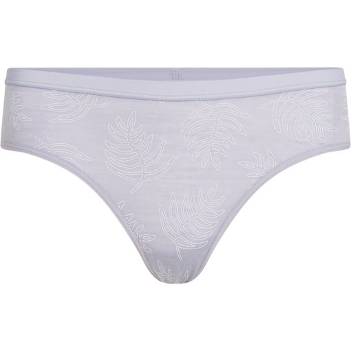 Immagine prodotto da Icebreaker Slip Donna - Merino 150 Siren Hipkini Fresh Ferns AOP - Grey Quartz/Snow