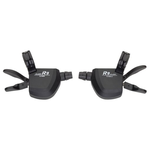 Produktbild von microSHIFT R9 SL-R859-2 Xpress Flat Bar Schalthebel - 2x9-fach - Paar