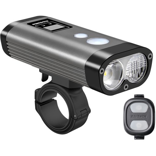 Foto de Ravemen Luz Bicicleta Delantera - PR2000 - Gris