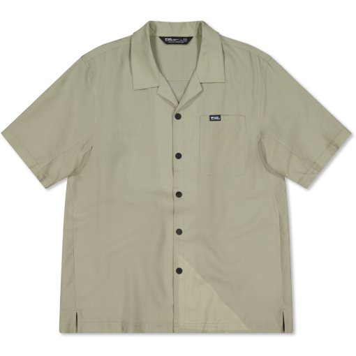 Photo produit de Mons Royale Breezer Merino Chemise à manches courtes pour hommes - dried eucalyptus