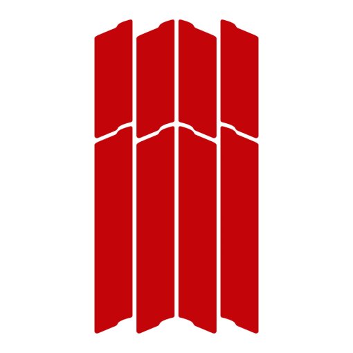 Foto de Unleazhed Reflector del Casco - Lightning L02 - Rojo