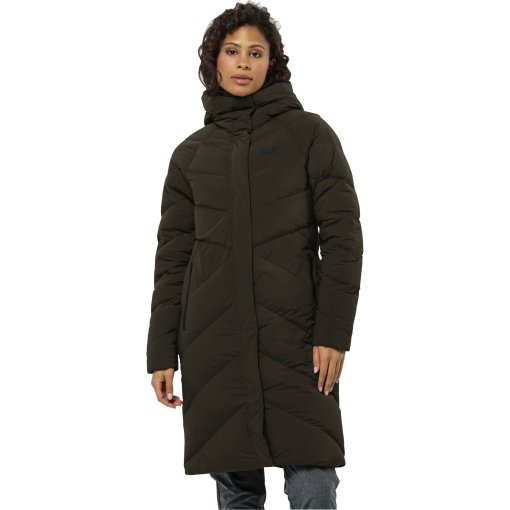 Photo produit de Jack Wolfskin Marienplatz Manteau en duvet pour femme Rds - obsidian moss