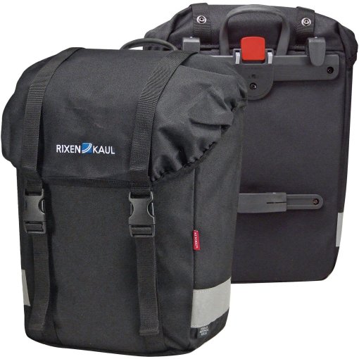Produktbild von KLICKfix Classic Lowrider 0239S Gepäckträgertasche (Paar) - 2x15L - schwarz