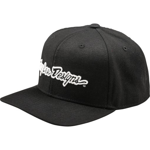 Foto de Troy Lee Designs Gorra - Curved Snapback - Signature Black