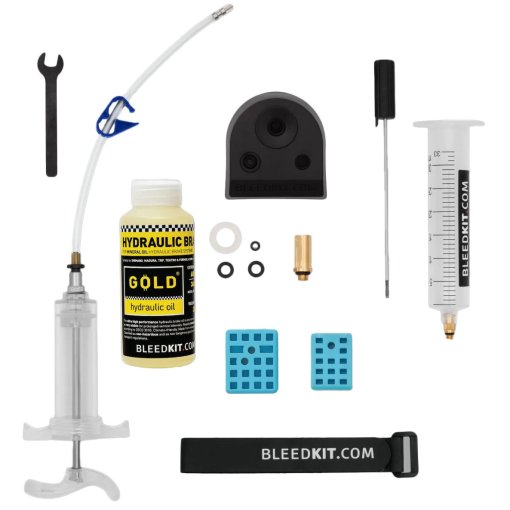 Photo produit de BLEEDKIT.COM Workshop Gold Edition Kit de purge pour freins hydrauliques Shimano
