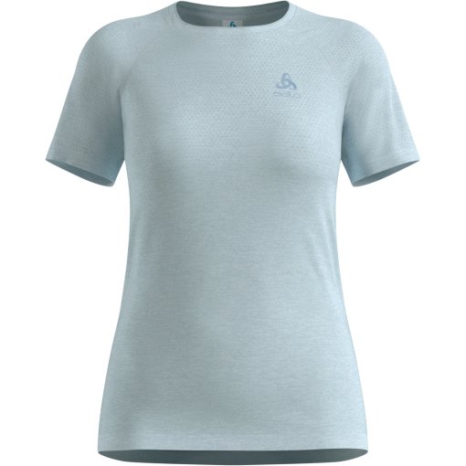 Photo produit de Odlo Essentials Seamless T-shirt running 2.0 pour femmes - baby blue
