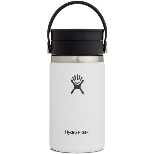 Immagine prodotto da Hydro Flask Borraccia Termica - 12 oz Wide Mouth + Coperchio Flex Sip - 354 ml - bianco
