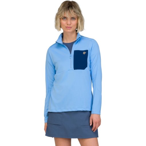 Foto de Norrona Camiseta de Manga Larga Mujer - femund warm1 Half-Zip - Frozen Fjord