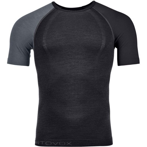 Picture of Ortovox 120 COMP Light Short Sleeve Shirt Men - black raven