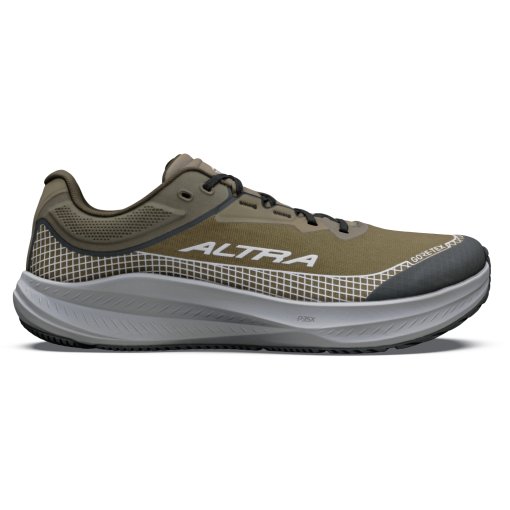 Photo produit de Altra Chaussures Running Homme - Torin 9 GTX - Dark Olive/Silver/Night Owl