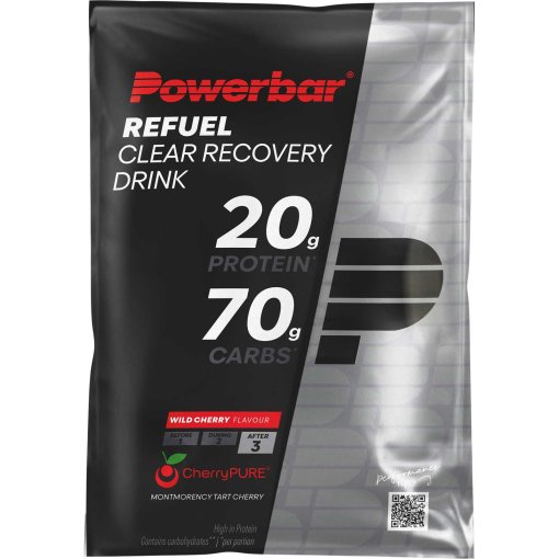 Foto de Powerbar Bebida de Proteína y Carbohidratos en Polvo - Refuel Clear Recovery Drink - 97g
