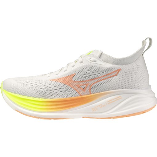 Picture of Mizuno Neo Zen 2 Running Shoes Women - GF White/Flamingo Coral/Lime Pulp