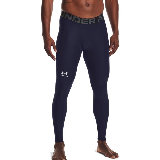 Foto de Under Armour Leggings Hombre - HeatGear® Armour - Midnight Navy/White