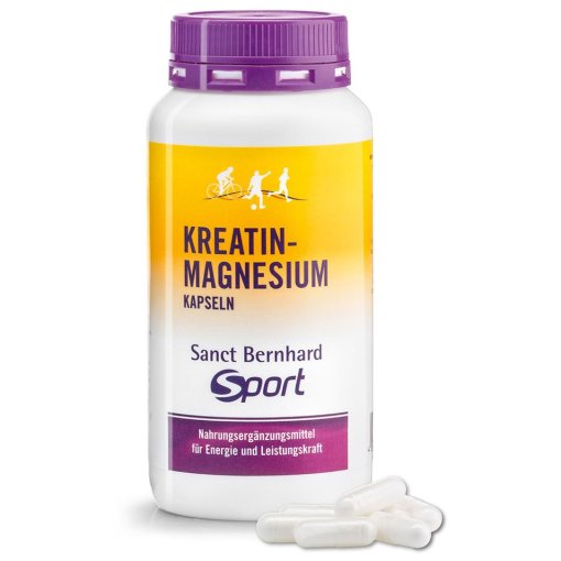 Foto de Sanct Bernhard Sport Suplemento - Cápsulas de Creatina-Magnesio - 200 piezas