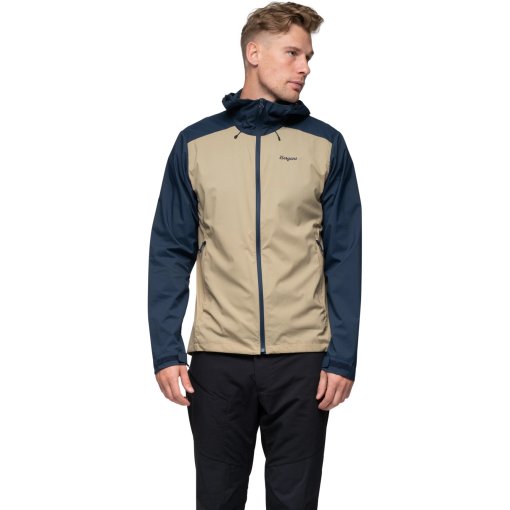 Immagine prodotto da Bergans Giacca Uomo - Rabot Windbreaker - warm sand/navy blue
