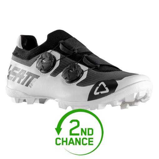 Produktbild von Leatt 8.0 Race ProClip Gravel/XC Schuhe Herren - schwarz/weiß - B-Ware