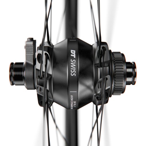 DT Swiss GR 1600 SPLINE 25 DYN Wielset met Naafdynamo - 28