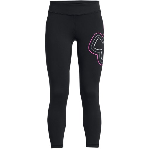Foto de Under Armour Leggings Tobilleros Niña - UA Motion Branded - Negro/Rebel Pink/Castlerock