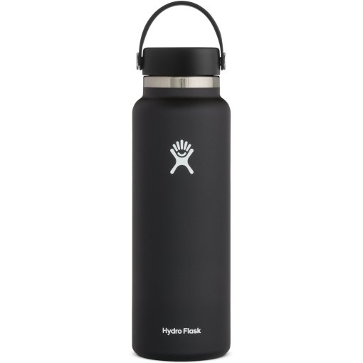 Foto de Hydro Flask Botella Térmica - 40oz Wide Mouth + Flex Tapa - 1182ml - negro