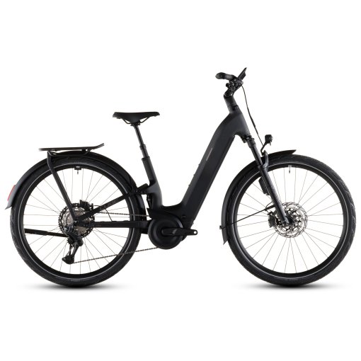 Produktbild von CUBE KATHMANDU HYBRID ONE11 HPC SLT 800 - Easy Entry - Carbon Trekking E-Bike - 2026 - carbon / silverdust