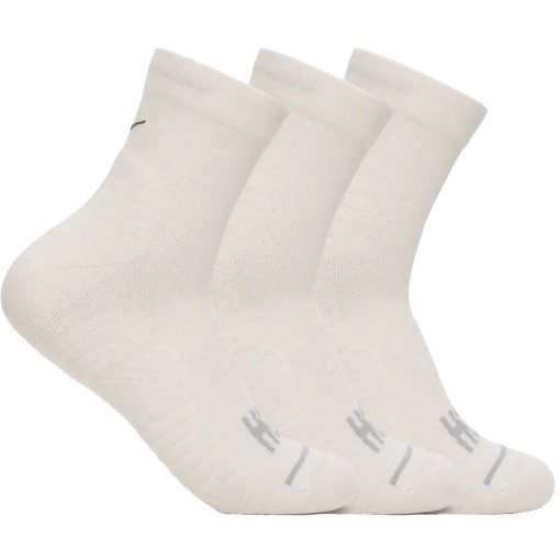 Kuva tuotteesta Hoka Quarter Juoksusukat, 3 kpl:n pakkaus - white / white / white