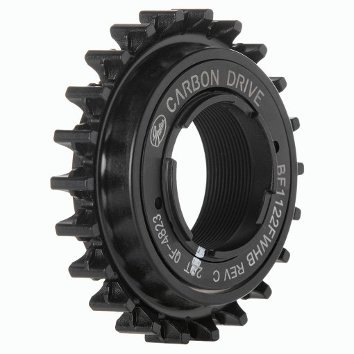 Zdjęcie: Gates Carbon Drive Koło pasowe - CDX:BLACK | Fin Line | Tylne | Thread-On / Wolnobieg