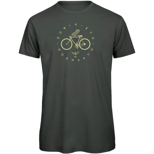 Produktbild von RTTshirts Minerva Fahrrad T-Shirt Herren - dunkelgrau