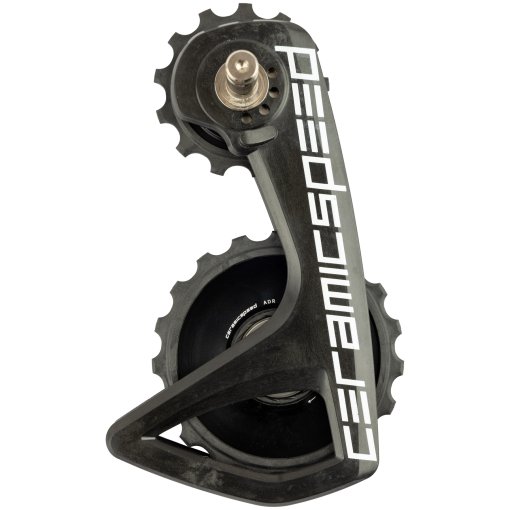 Productfoto van CeramicSpeed OSPW RS Derailleurwieltjesysteem - Alpha Disc | voor Shimano 105 Di2 (R7150) - zwart | Team Edition