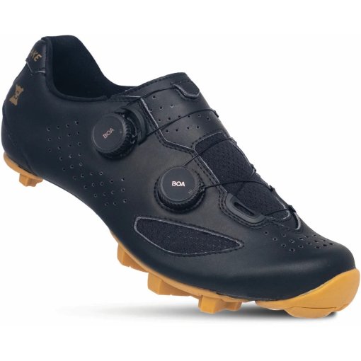 Foto de Lake Zapatillas Hombre - MX239 Gravel - Ancho - recycled leather black/gold