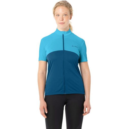 Foto de Vaude Maillot de Manga Corta Mujer - Matera Full-Zip - shore blue