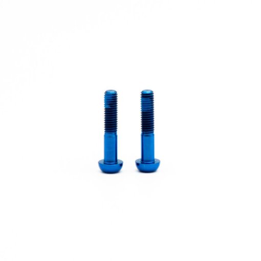 Foto de OAK Components Juego de tornillos para Matchmaker - Titanio | M5x25 | 2 piezas - azul