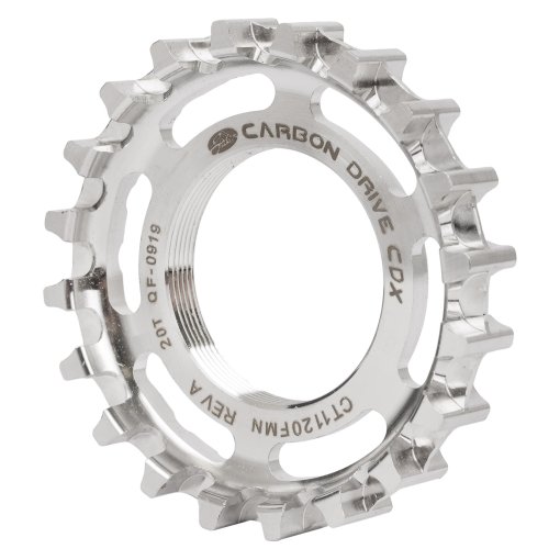 Foto de Gates Carbon Drive CDX Centertrack Sprocket - Rear | Thread-on / Fixie 34,8 mm - stainless steel