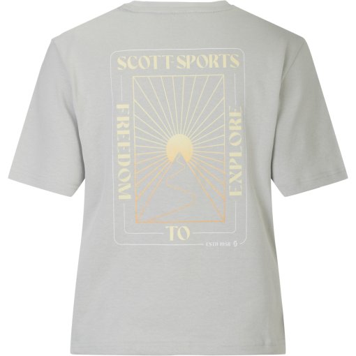 Produktbild von SCOTT Graphic Kurzarm-T-Shirt Damen - spray grey